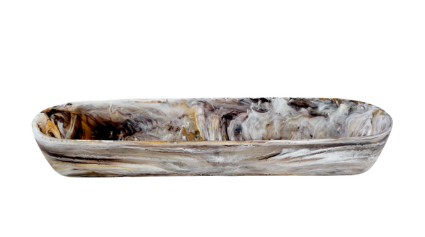 Boat Bowl Large - Mocha Swirl