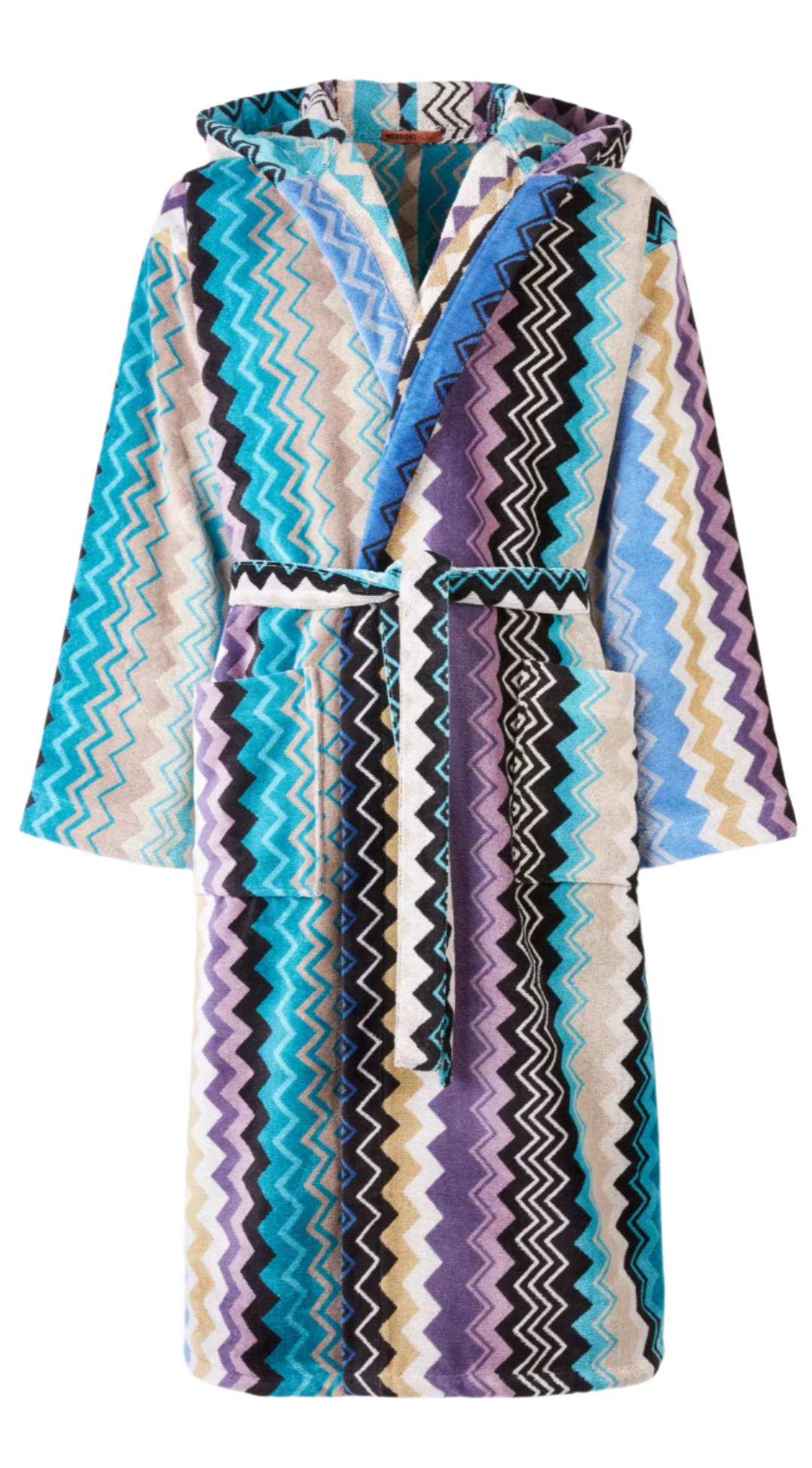 Turquoise Chevron Spa Bathrobe – Level