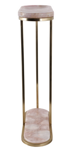 CELINE PINK QUARTZ ACCENT TABLE