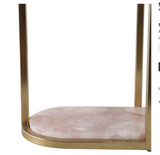 CELINE PINK QUARTZ ACCENT TABLE