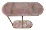 CELINE PINK QUARTZ ACCENT TABLE