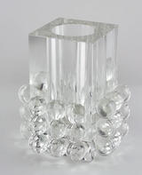 Crystal Glass Square Vase
