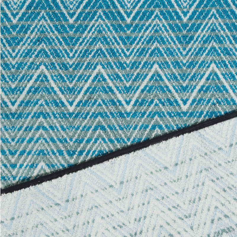 STONE BATH TOWEL Petrol Multicolor