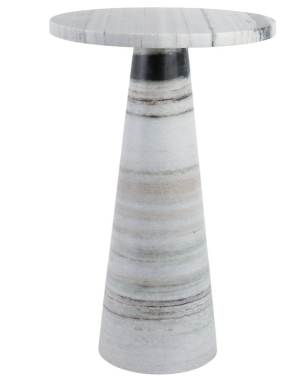 PANDA STONE MARBLE ACCENT TABLE
