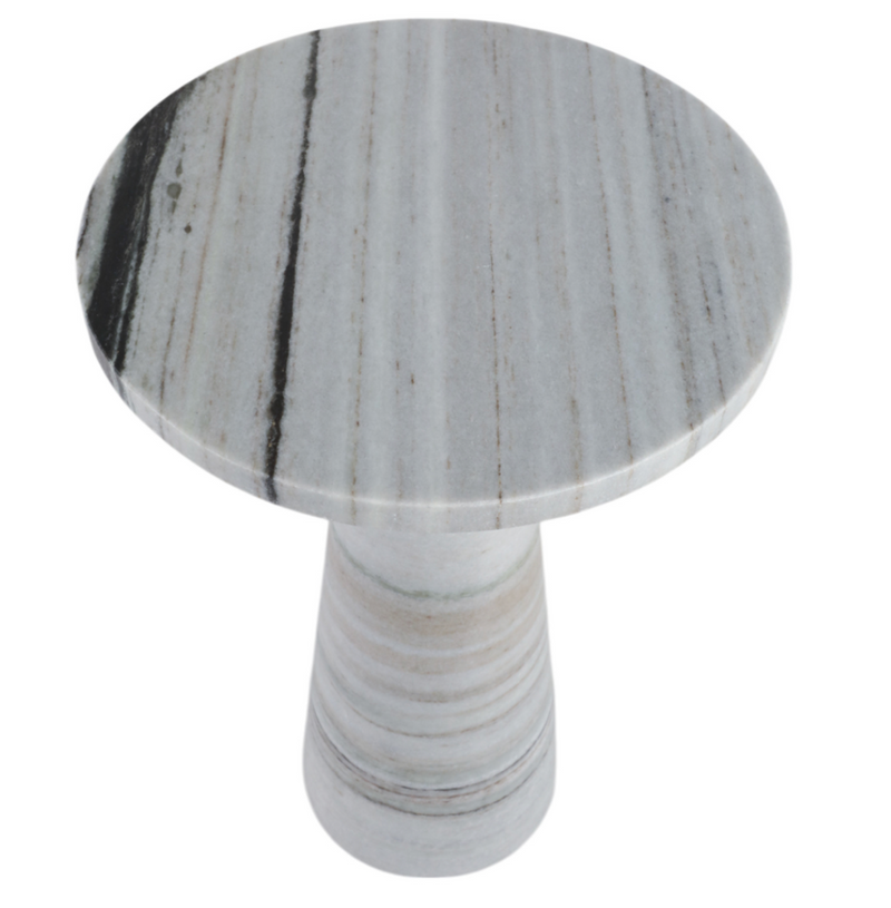 PANDA STONE MARBLE ACCENT TABLE
