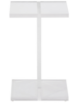 HAZLEY ACRYLIC ACCENT TABLE
