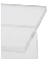 HAZLEY ACRYLIC ACCENT TABLE