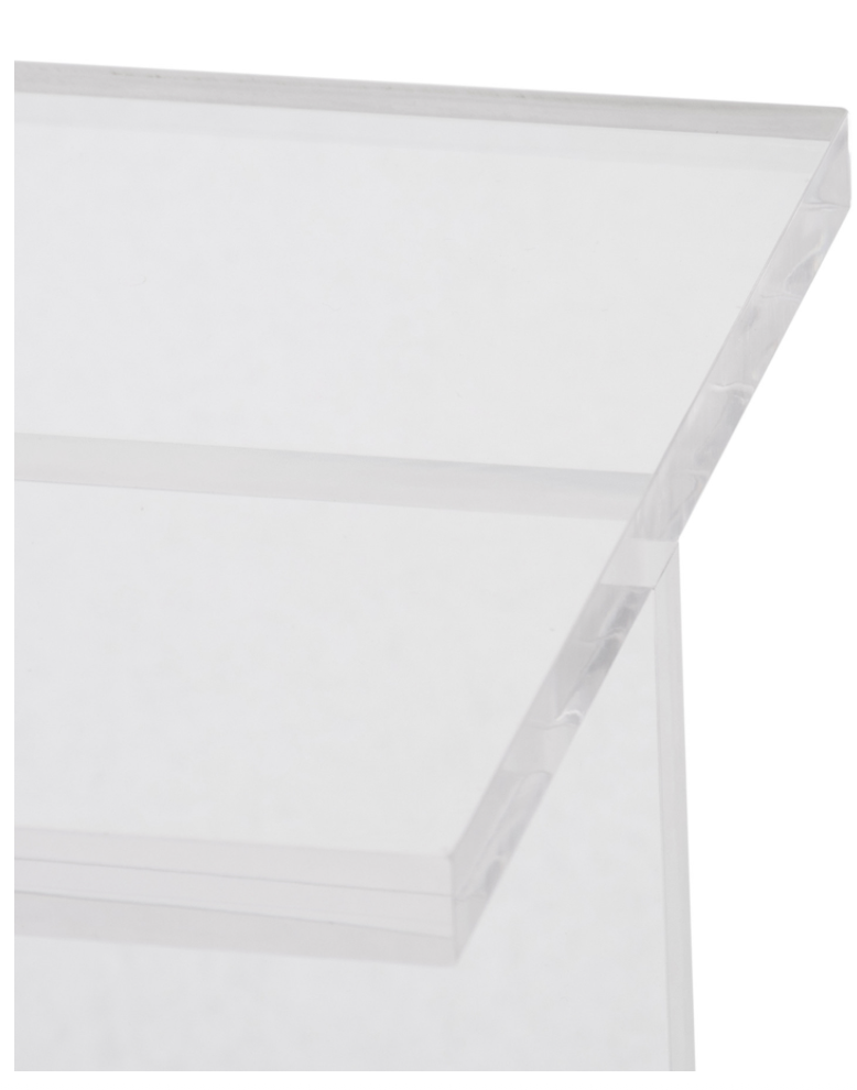 HAZLEY ACRYLIC ACCENT TABLE