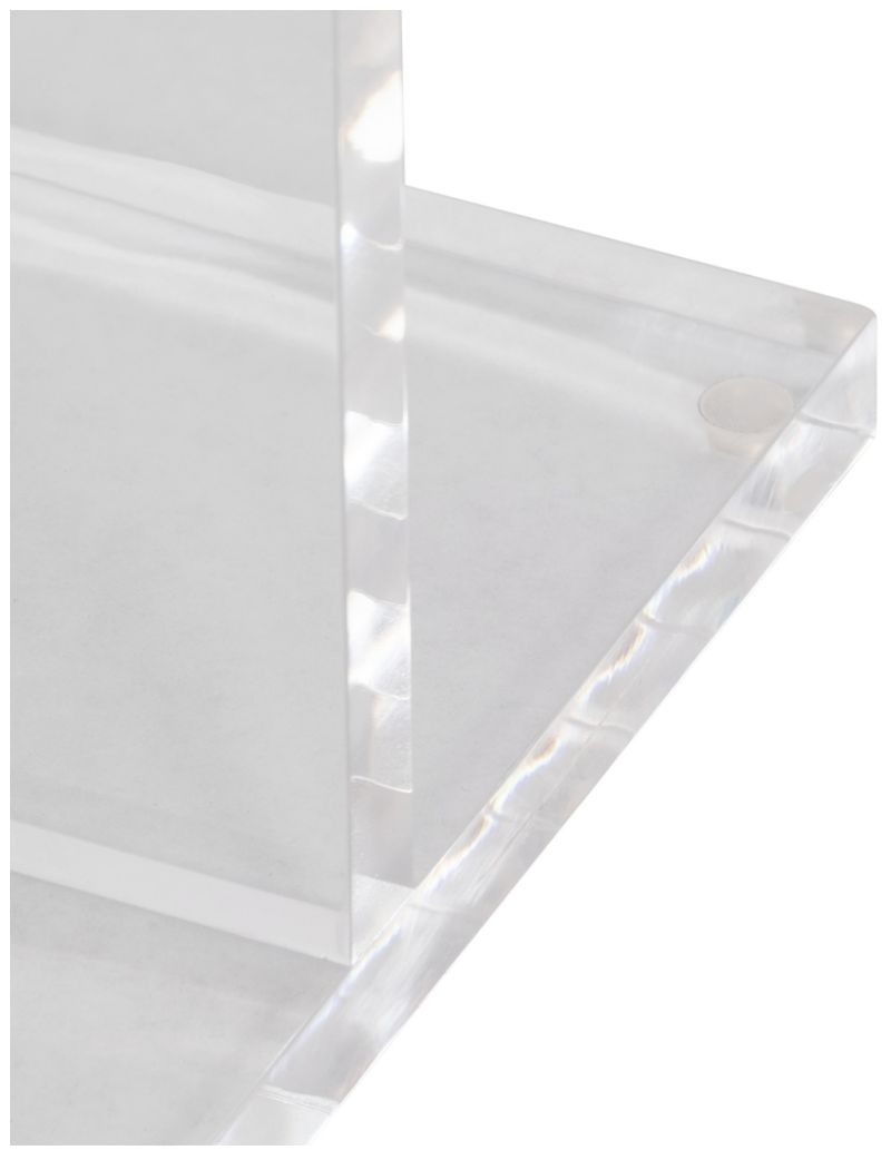 HAZLEY ACRYLIC ACCENT TABLE