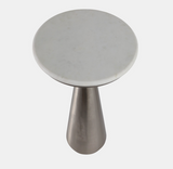 TAPERED METAL DRINK TABLE