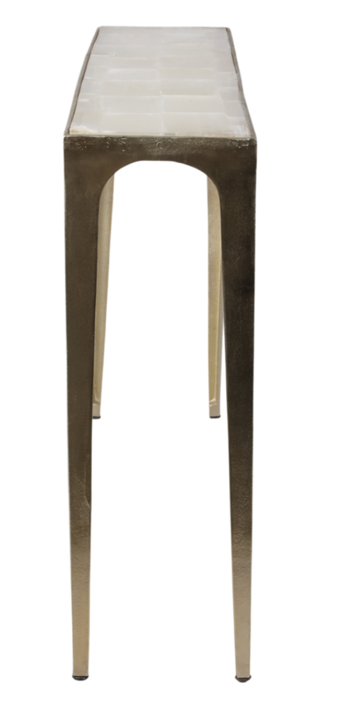 SELENITE TOP CONSOLE TABLE