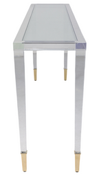 BASSEUX ACRYLIC CONSOLE TABLE