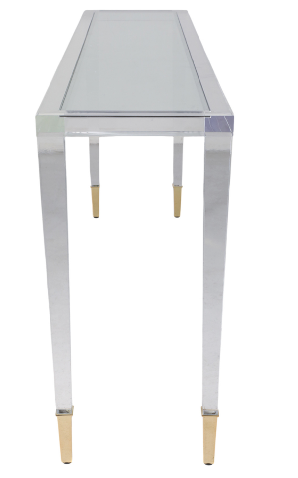 BASSEUX ACRYLIC CONSOLE TABLE