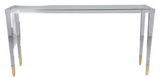 BASSEUX ACRYLIC CONSOLE TABLE