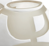 Art Decortif White Vase Set of 2