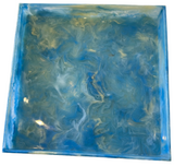 OTTOMAN TRAY -BAHAMA BLUE