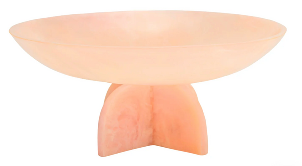 Lucente Pink Resin Fruit Bowl