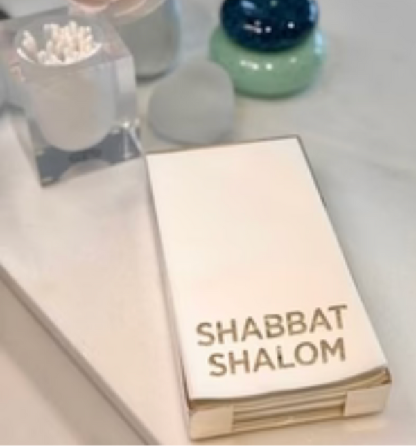 Silver Plated Guest Towel Set with 'Shabbat Shalom'