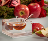 Acrylic Honey & Salt Dish White