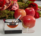 Acrylic Honey & Salt Dish Black