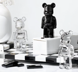 BE@RBRICK FIGURINE - Clear