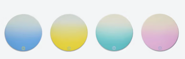 OCTOGONE COLORS OF JOY PASTEL COASTERS X4