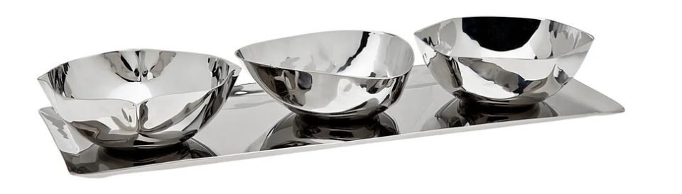 Auburn Serving Tray & Appetizer Bowls
