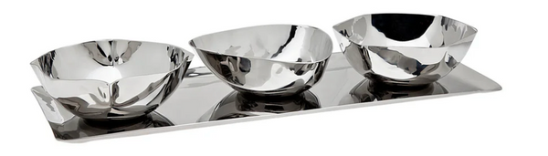Auburn Serving Tray & Appetizer Bowls