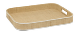 GABLE, Natural/White, Tray, Rectangular