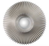 WOOD PARNOT WALL MIRROR, WHITE
