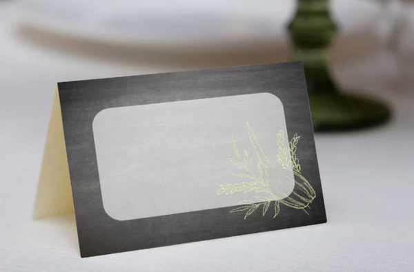 Chalkboard Lulav Place Cards
