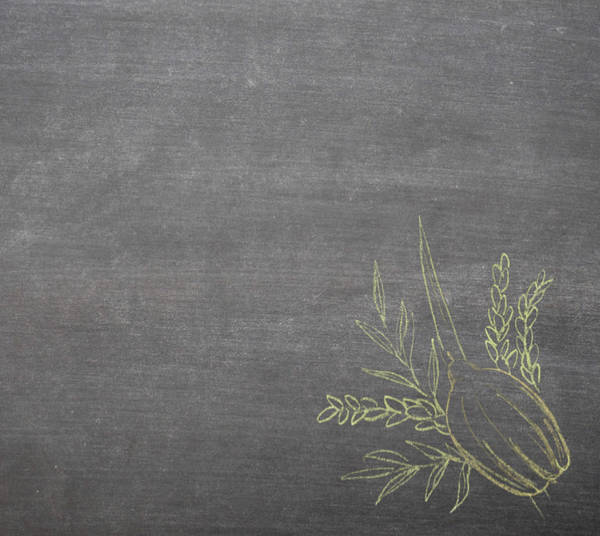 Chalkboard Lulav - SQUARE
