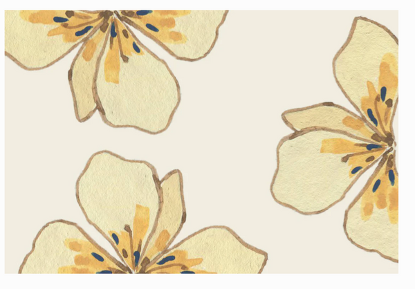Paper Mache Flowers - Placemat