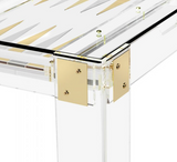 Acrylic Backgammon Table
