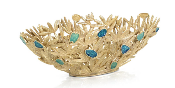 EMBELLISHED FROND BOWL