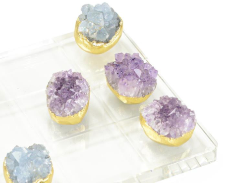 AMETHYST AND CYANITE BOARD GAME
