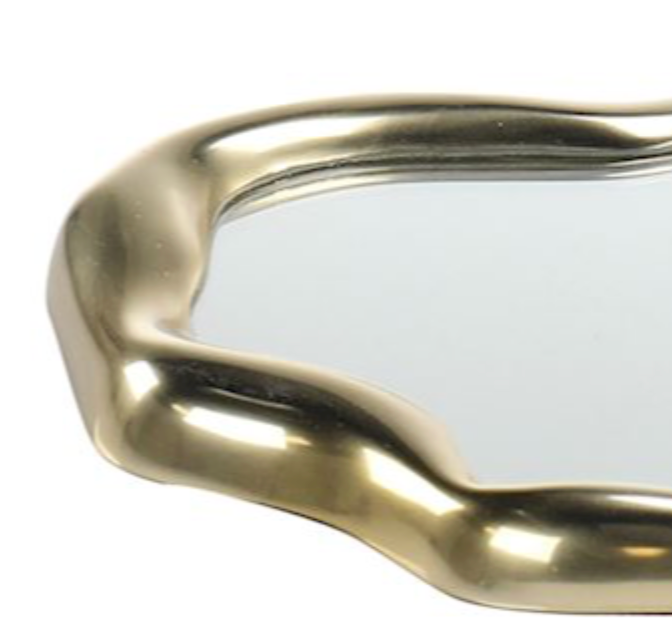FLOWING SMALL GOLD TRAY