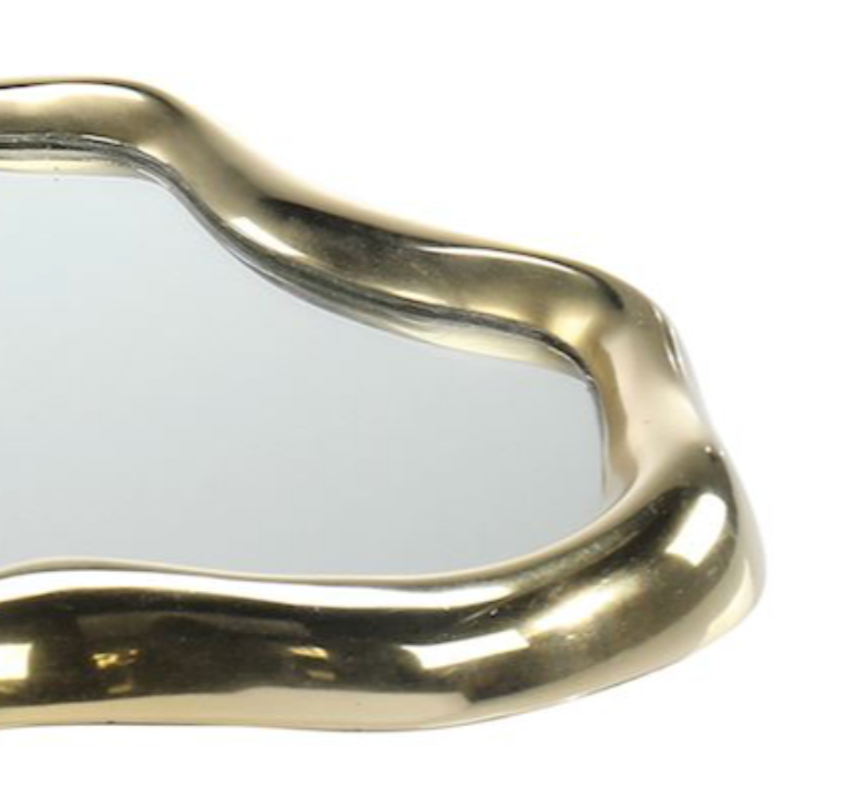 FLOWING SMALL GOLD TRAY