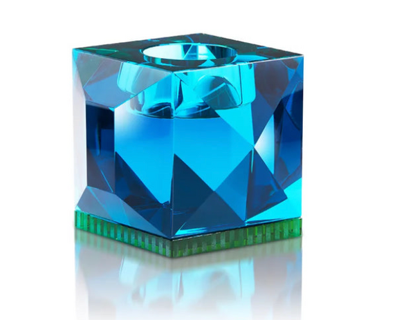 Ophelia Azure/Green Tealight Holder