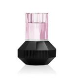 Chicago Rose/Clear/Black Tealight Holder