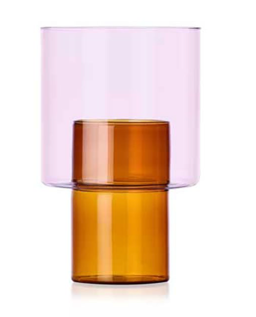 BOREALE VASE AMBER