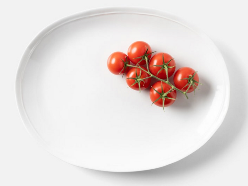 ARIANA OVAL SERVING PLATTERS, SET OF 2