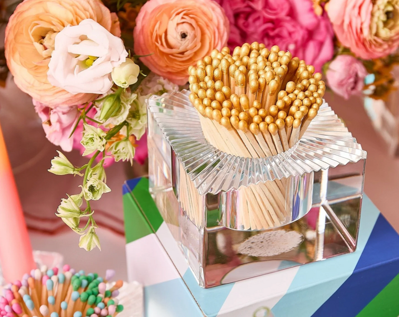 Square Match Striker - Gold Matches