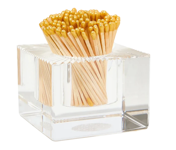 Square Match Striker - Gold Matches