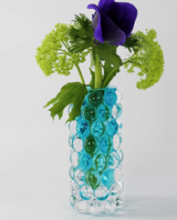 HURRICANE BOULE MINI, Coral Blue vase