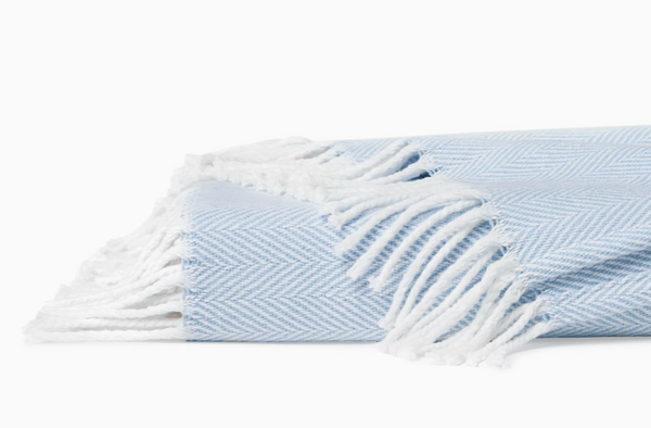 Celine Throw - WHITE SEA