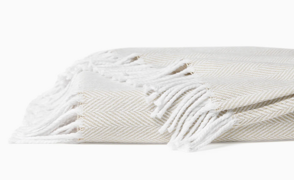 Celine Throw - WHITE SAND