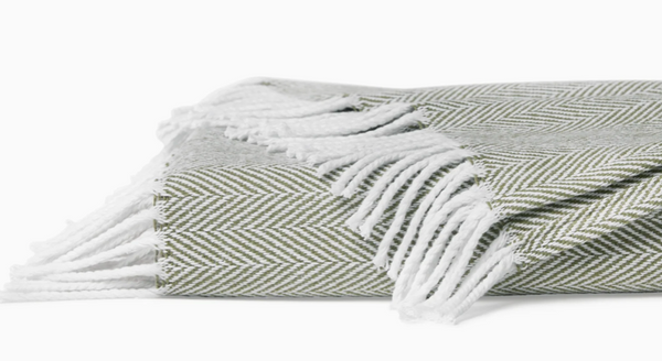 Celine Throw WHITE WILLOW