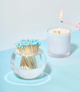 Round Match Striker - Light Blue Matches