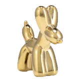 7"L BALLOON DOG ANIMAL, GOLD